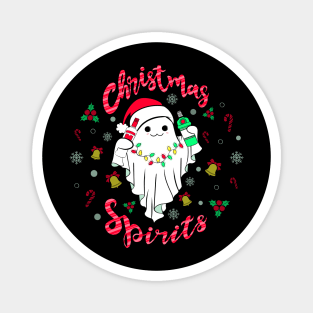 Christmas Spirits Ghost Magnet